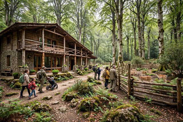 Il Centro Visite, il Museo Naturalistico e la Riserva dei Daini