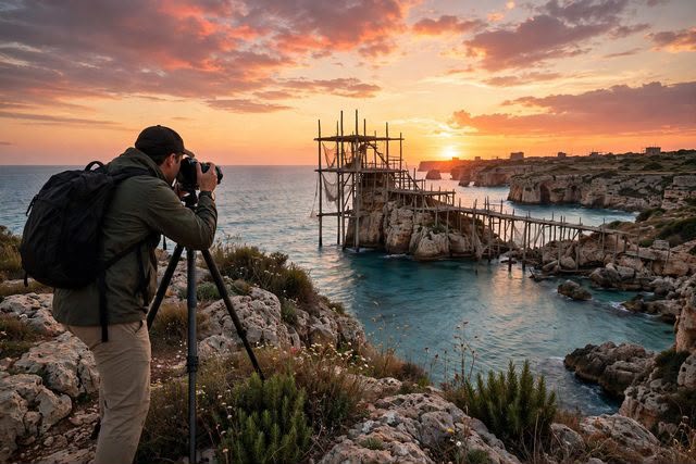 Come fotografare i trabucchi: punti panoramici e tramonto